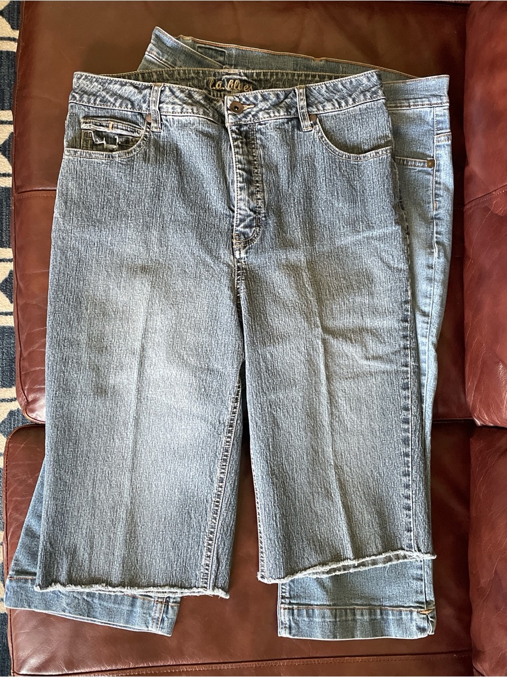- SOLD - Women’s Denim Capris 2 pairs